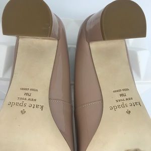 kate spade | Shoes | Kate Spade Dolores Nude Patent Leather Pumps 75